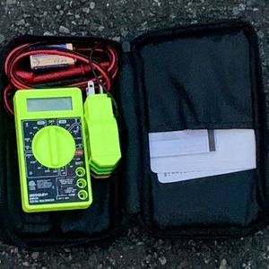 ALLOSUN POCKET SIDE DIGITAL MULTIMETER WITH CASE